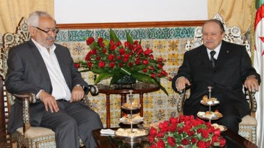 Ghannouchi effectue une visite éclair en Algérie