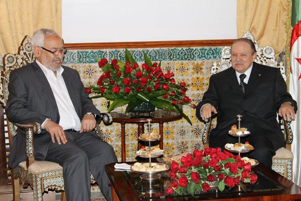 Ghannouchi effectue une visite éclair en Algérie