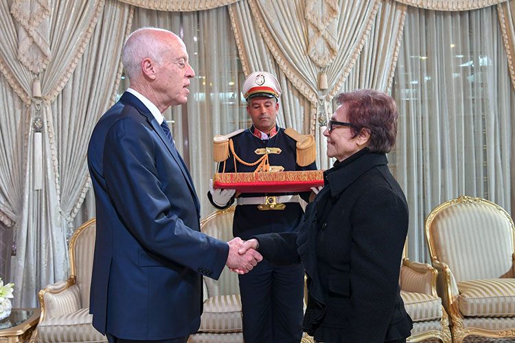 Le président tunisien Kais Saied rend hommage à la moudjahida Djamila Bouhired