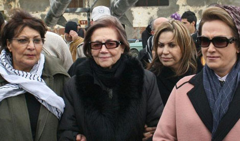 Djamila Bouhired reçue en héroïne à Beyrouth