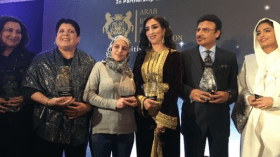 بولمرقة تتوج بجائزة المرأة العربية