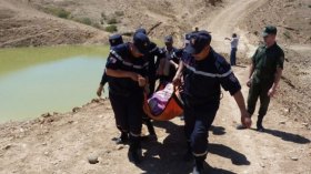 إنتشال جثة طفل غرق في حوض مائي بتيجلابين