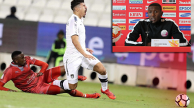 لاعب الدحيل القطري يعتذر لتسببه في إصابة بونجاح