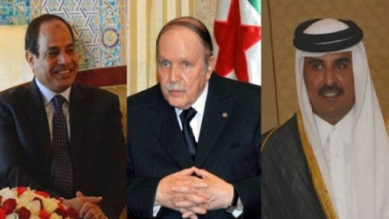 بوتفليقة يتباحث هاتفيا مع الرئيس المصري وأمير قطر بخصوص الأوضاع في غزة