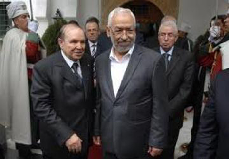 M. Bouteflika reçoit le président du mouvement tunisien Ennahdha