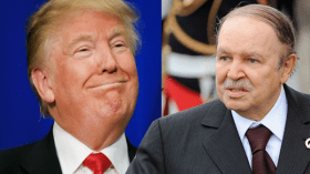 بوتفليقة يهنئ ترامب عقب انتخابه رئيسا