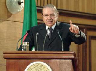 Â« I will not be lenient with Algerianâ€™s money manipulators Â»: Algerian President Bouteflika