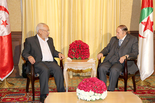 President Bouteflika Meets With Rached Ghannouchi