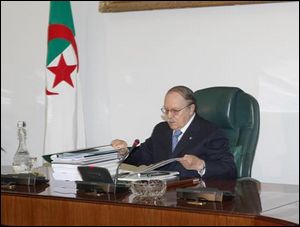 President Abdelaziz Bouteflika chaired an assessment meeting on water resources sector