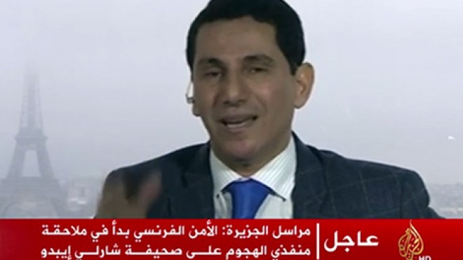 مراسل “الجزيرة” ينفجر بالبكاء ويخشى على المسلمين بعد “هجوم باريس”