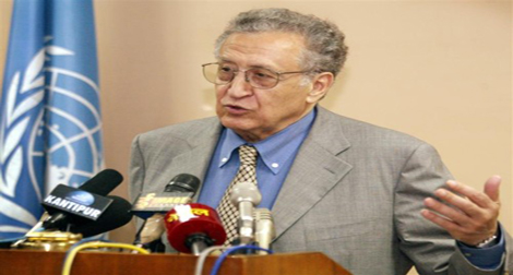 Lakhdar Brahimi informera la Ligue arabe de sa mission en Syrie