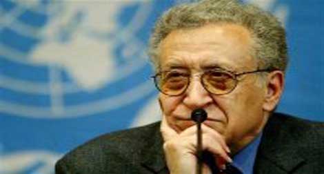 L’émissaire en Syrie Lakhdar Brahimi dimanche au Caire