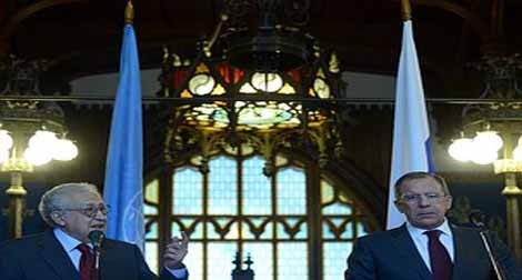 Brahimi à Moscou pour discuter  la crise syrienne