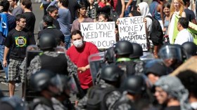 الحكم بسجن 23 متظاهرا حاولوا التأثير على نهائي المونديال