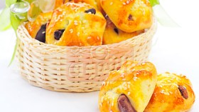 خبز بريوش بالشكولاطة السوداء