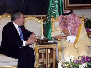 Brown seeks Gulf  money