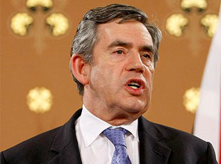 Brown approuve la Ligue Arabe sur le Proche-Orient