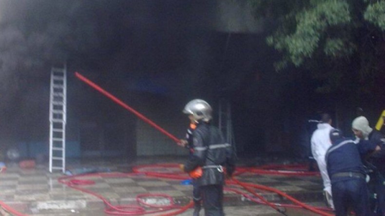 تفحم جثة مسنة في حريق منزل بالمنيعة