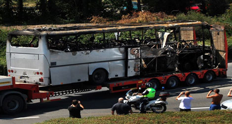 Algerian terrorist attacked Israeli tourists' bus in Bulgaria