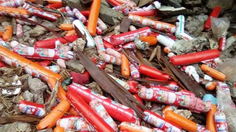 إلقاء سبعة قناطير من الكاشير الفاسد في واد بسكيكدة