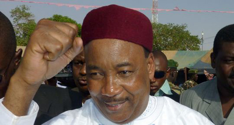 Escale à Ghardaïa du président nigérien Mahamadou Issoufou