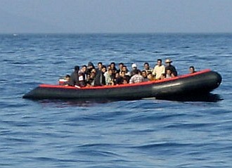 48 Algerian illegal immigrants intercepted by the Italian Coast Guards