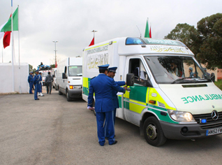 British humanitarian convoy for Gaza “Viva Palestina” receives hearty welcome in Algeria.