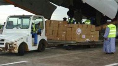Réception de la cargaison d’aide humanitaire algérienne par la Guinée