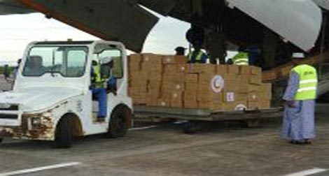 Réception de la cargaison d’aide humanitaire algérienne par la Guinée
