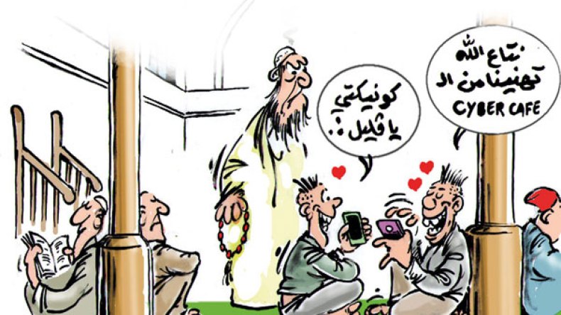 تقنية الجيل الثالث تحول بيوت الله إلى مقاهي انترنيت!