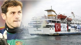 البطل العالمي إيكر كاسياس يقود نجوم العالم في أسطول الحرية 2 