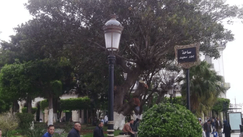 ميهوبي يعيد تدشين واجهة المسرح وأربعة تماثيل لوجوه مسرحية بساحة بورسعيد