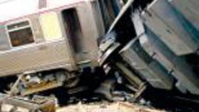 اصطدام قطارين شرق العاصمة يخلف 14 جريحا