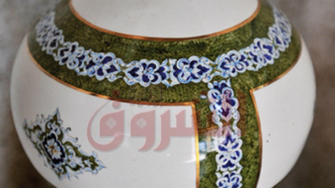 حينما يطوع السيراميك ويصبح تحفة أصلية