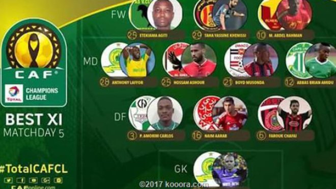 شافعي في التشكيلة المثالية لثاني مرة