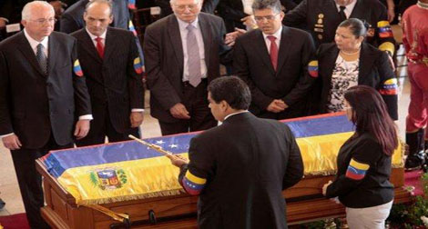 Funérailles grandioses d’Hugo Chavez
