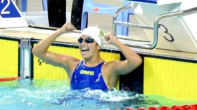 ثاني ذهبية للسباحة شيباراكة في الألعاب الإفريقية