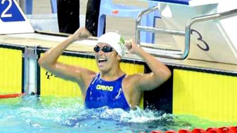 ثاني ذهبية للسباحة شيباراكة في الألعاب الإفريقية