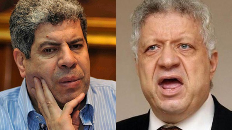 الجماهير المصرية تقذف مرتضى منصور بالقاذورات وتتوعد شوبير بنفس المصير