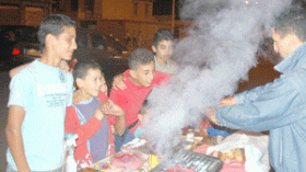 محلات  الشواء  بـ ” الدرارية ”  قبلة  للإفطار  والسحور  في  رمضان