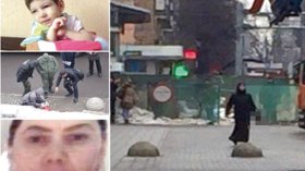 امرأة تحمل رأس طفلة قتلتها وتهدد بعملية انتحارية في موسكو