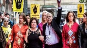 شعار رابعة يطارد فنانين مصريين في مهرجان مالمو بالسويد