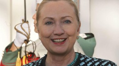Arrivée de Mme Hillary Clinton à Rabat en provenance d’Alger