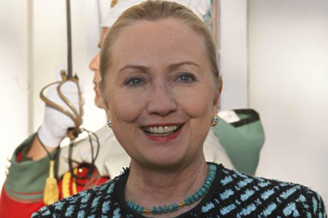 Arrivée de Mme Hillary Clinton à Rabat en provenance d’Alger