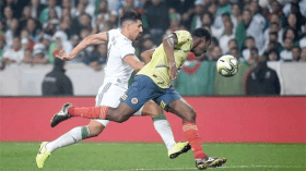 مباراة “الخضر” وكولومبيا تتسبب في أزمة بين الطرفين