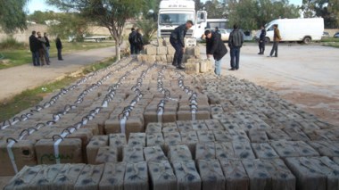 Frontière algéro-marocaine: saisie de 180 quintaux de kif