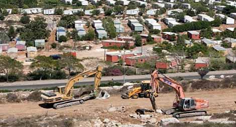 Deux colonies juives non autorisées créées en Cisjordanie occupée