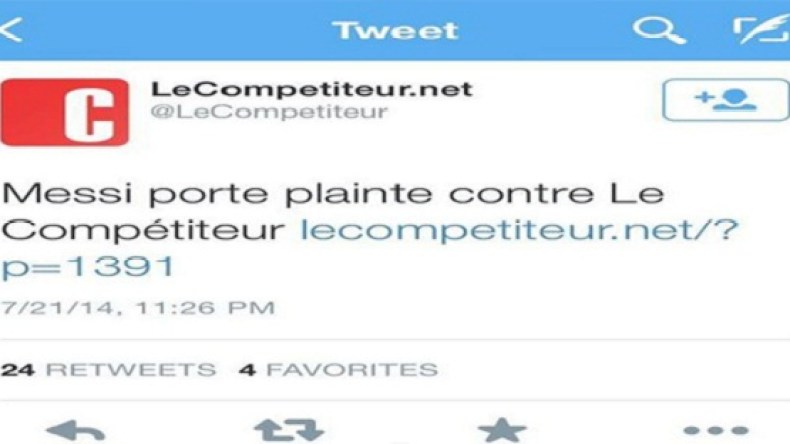 ميسي يُقاضي الصحيفة الفرنسية التي كشفت تبرعه لإسرائيل