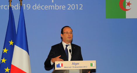 Hollande: «Je ne suis pas venu pour faire repentance mais pour dire la vérité»