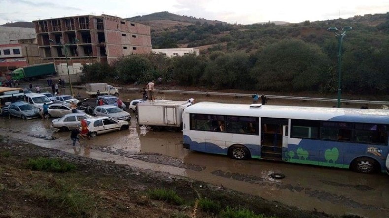 لجنة وزارية تقف على أضرار فيضان قسنطينة